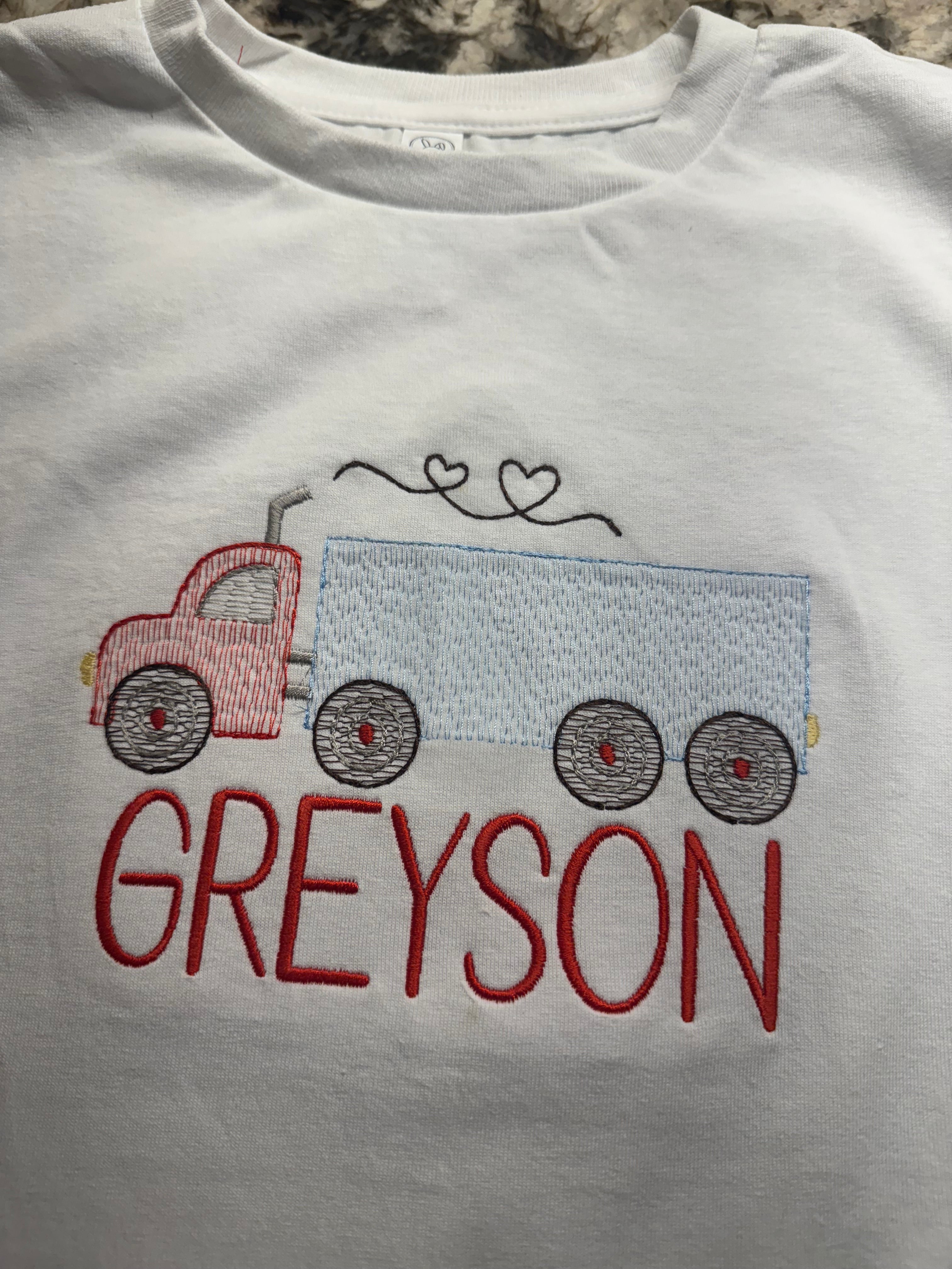 Custom Personalized Embroidery T-shirt