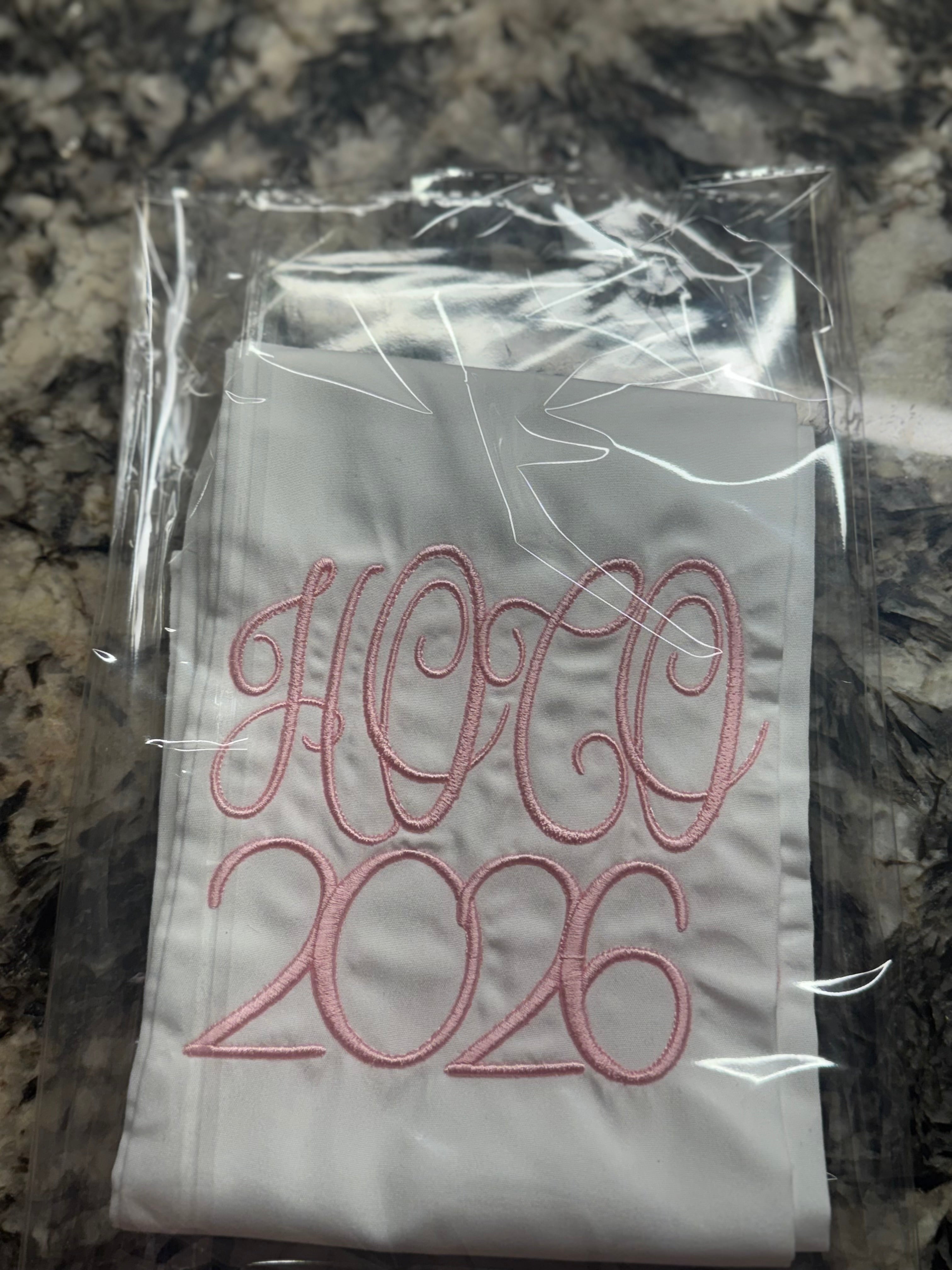 Custom Homecoming/Prom Bouquet Sash