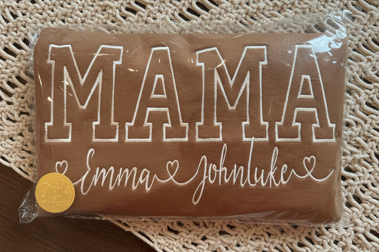 Custom Monogram  MaMa Sweatshirt