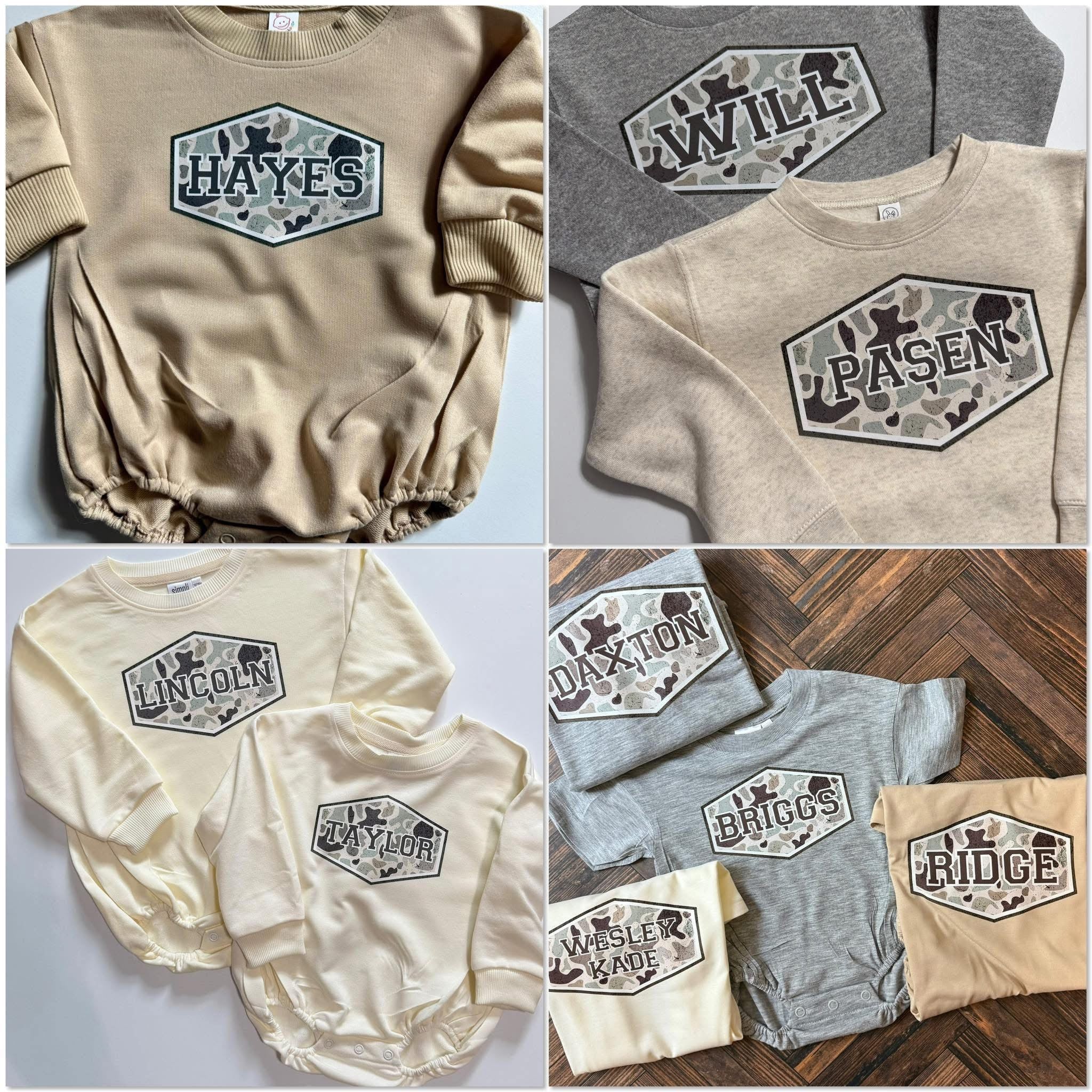 Custom Camo Monogram