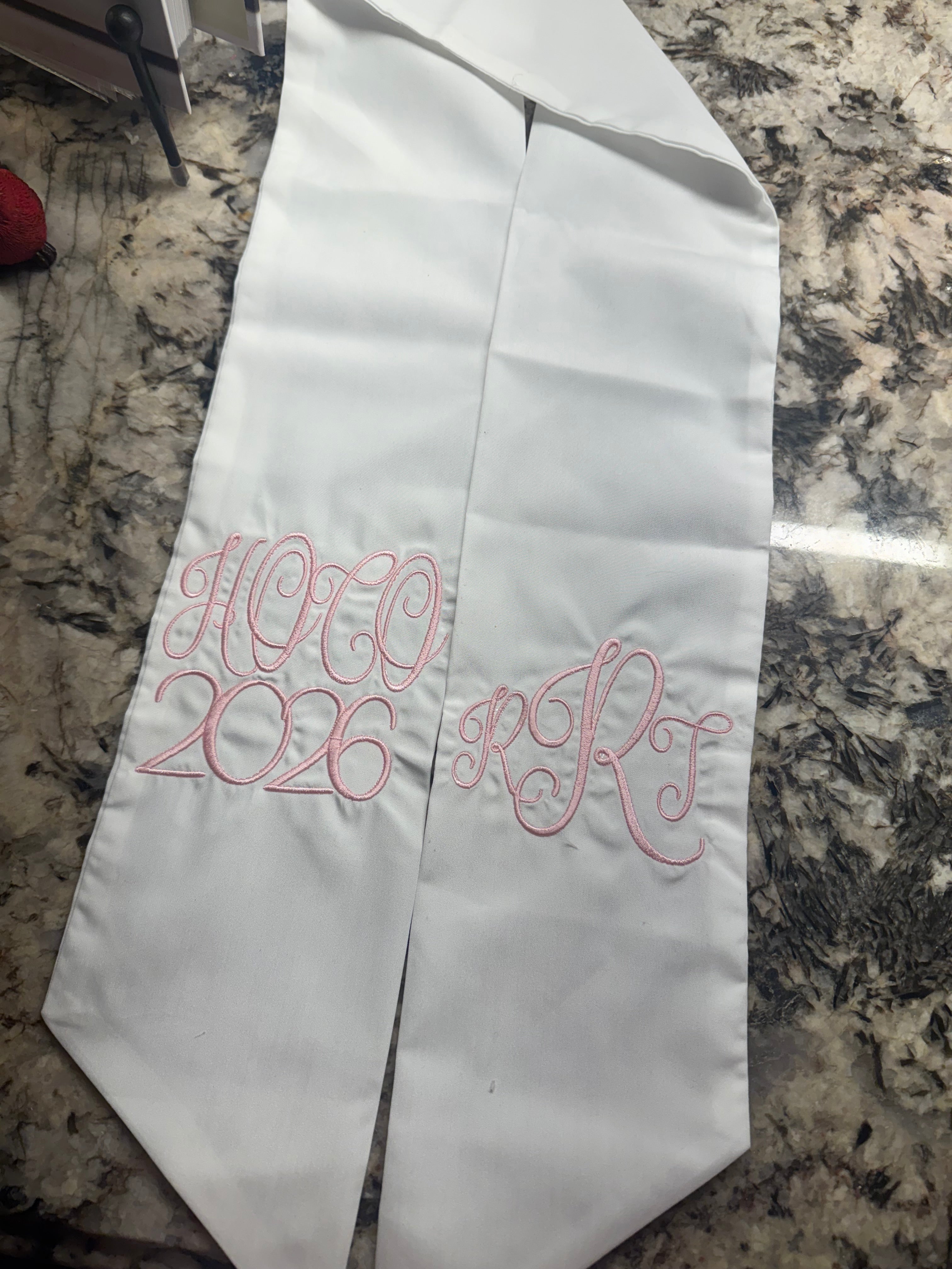 Custom Homecoming/Prom Bouquet Sash