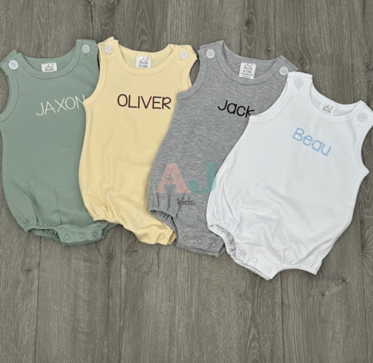 Custom Monogram Bubble