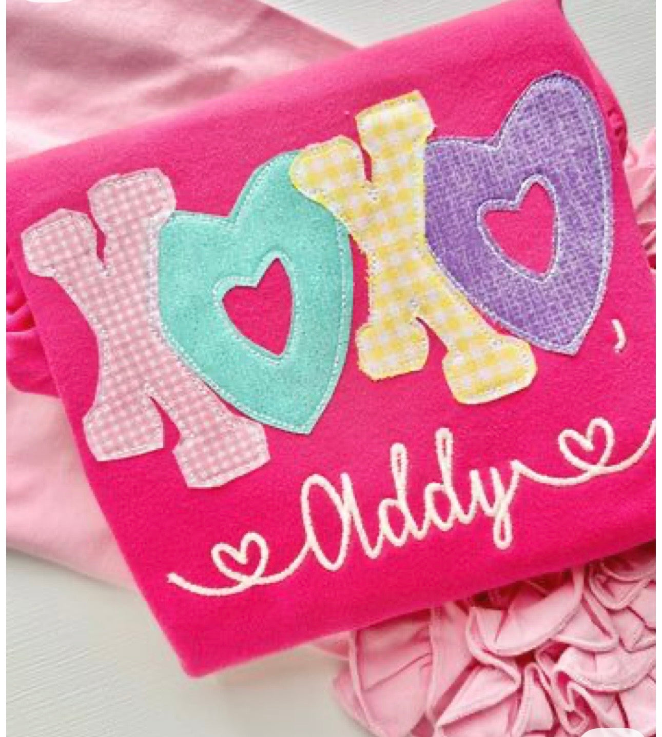 Youth/Toddler sweat Large appliqué monogram initial $34 shipped