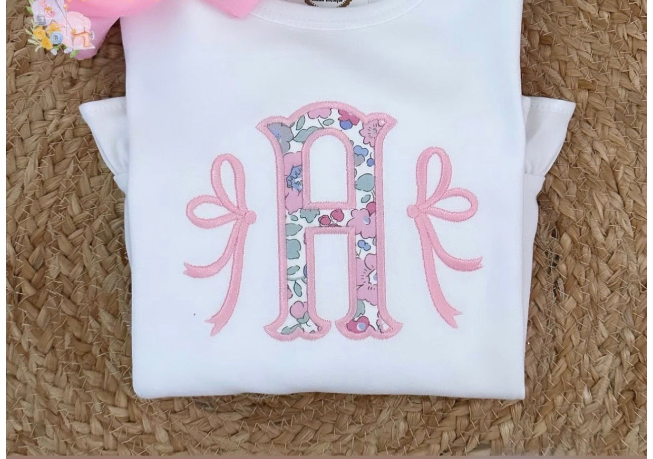 Youth ruffle appliqué Tshirt - Long sleeve T-$28   Short sleeve T-$24