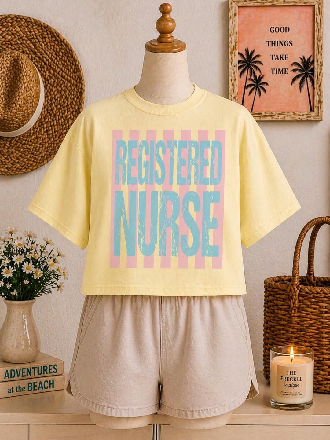 Registered Nurse-Butter Comfort Color T