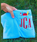 Comfort Color Teacher T-Shirt with Pocket Peeker