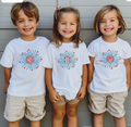 Custom 4th of July Toddler Tee- Red White and Blue