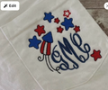 Fireworks Monogram Pocket Tee | Comfort Color Shirt