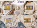 Tigers Spirit T - Purple and Gold