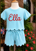 Personalized Scallop Short Sets